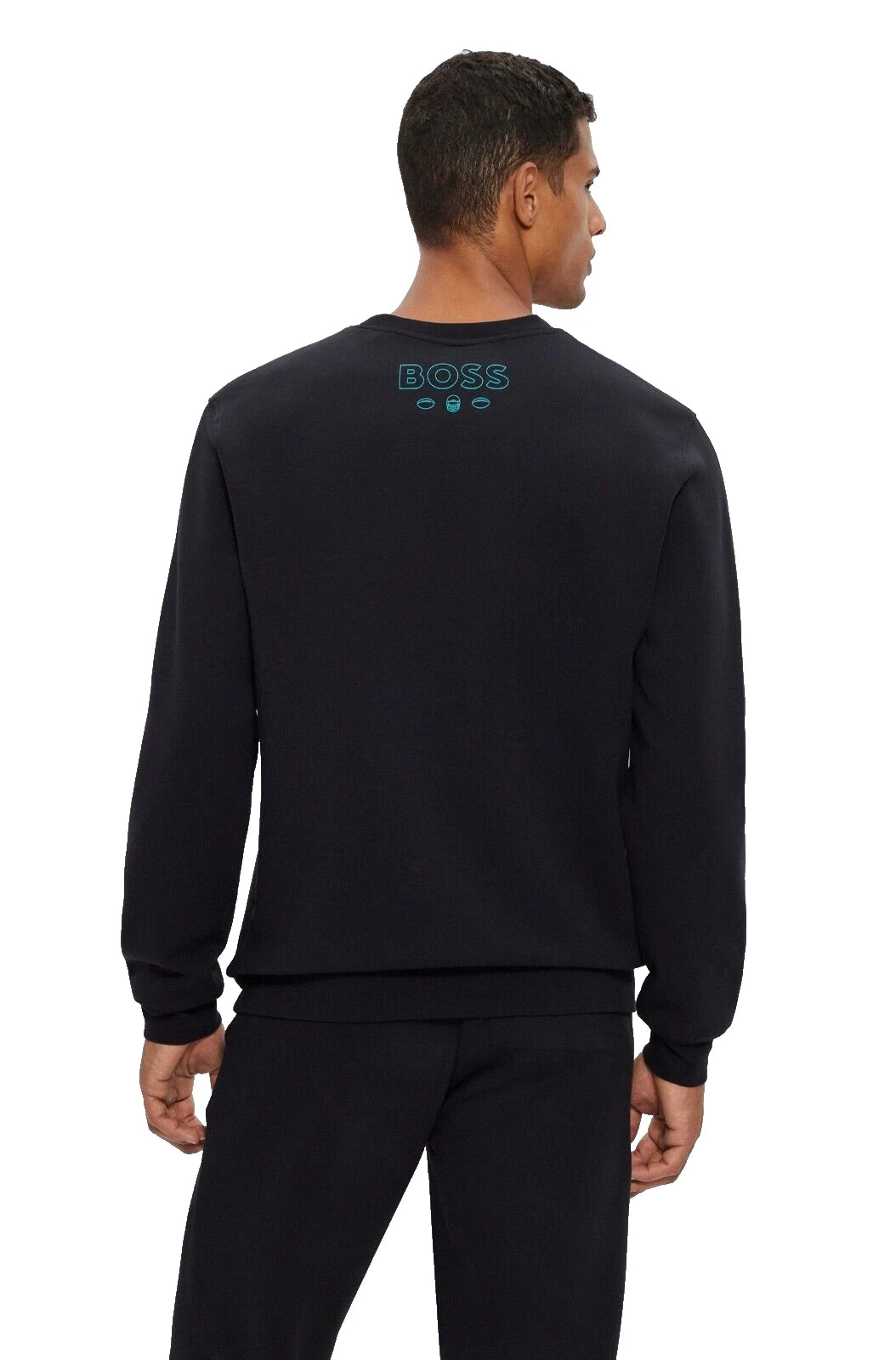 BOSS X NFL Sport Miami Dolphins Crewneck Sweatshirt Comfort Stretch - Size M