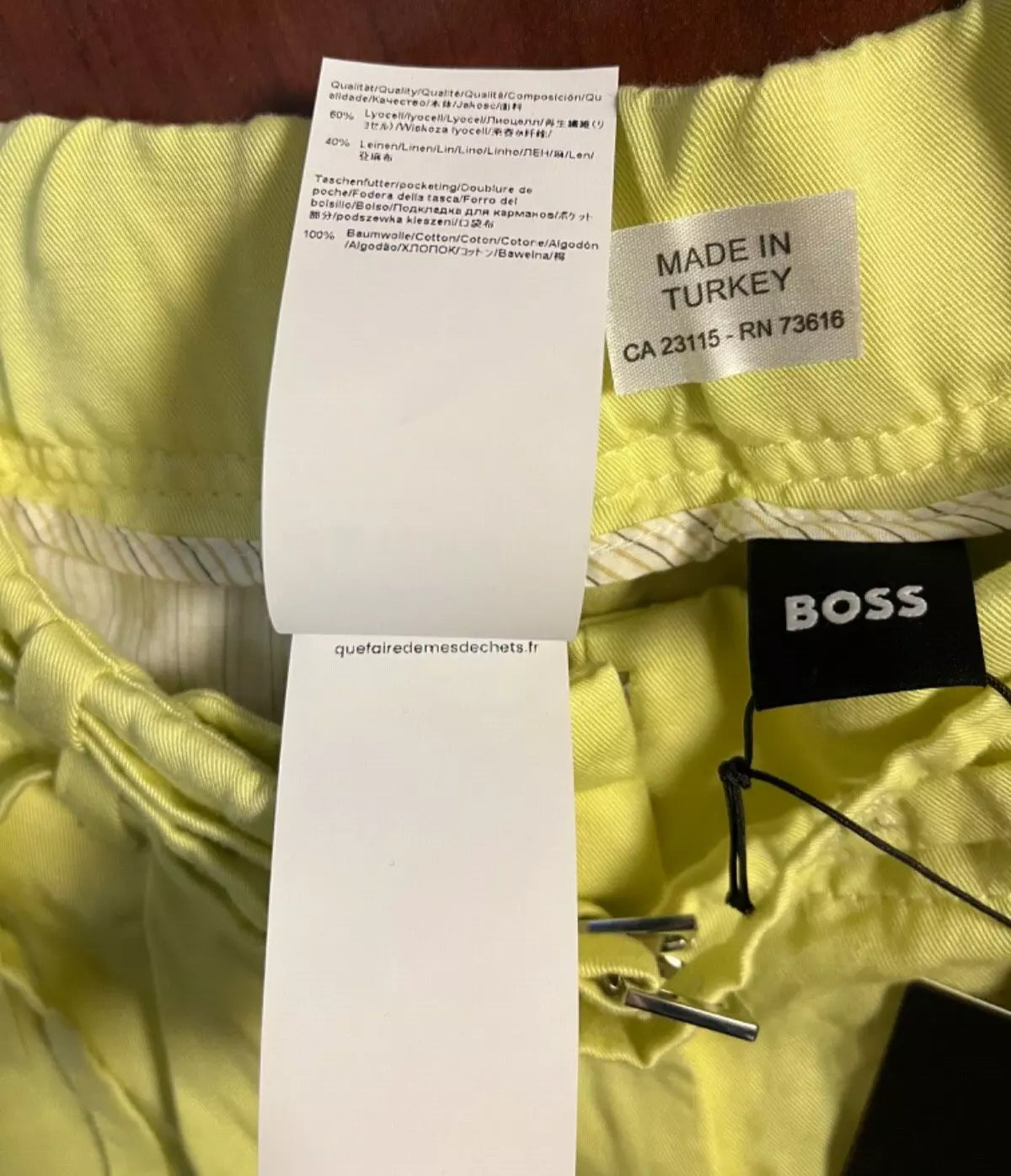BOSS Women Relaxed Fit Jacket with Shorts in Linen Blend Blazer - Size 4/ 26