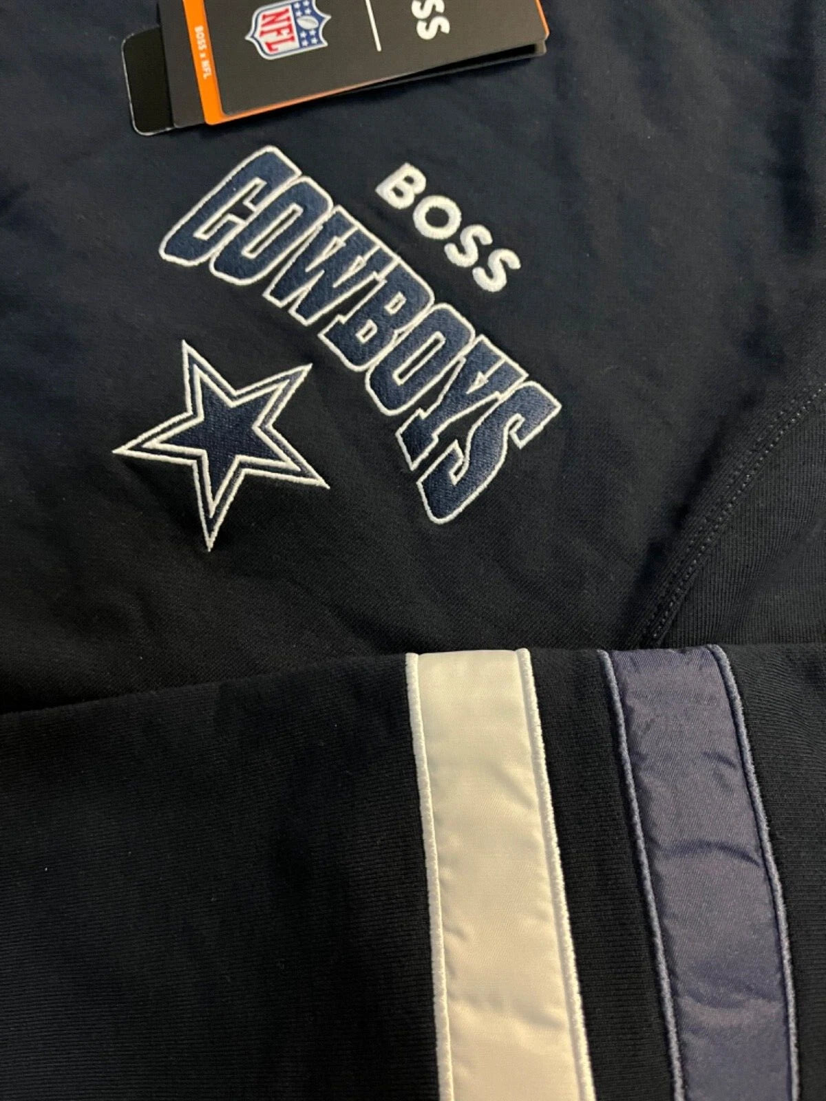 BOSS X NFL Football Dallas Cowboys Crewneck Cotton Sweatshirt Regular - Size M