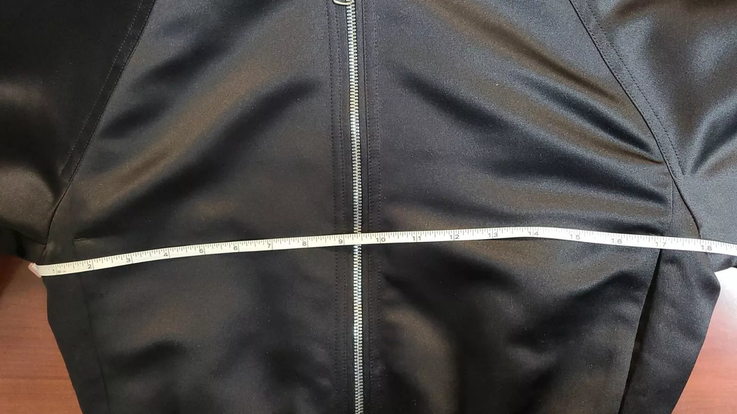 BOSS Women PANDELLA Satin Bomber Jacket in Black- Size 4 / 26