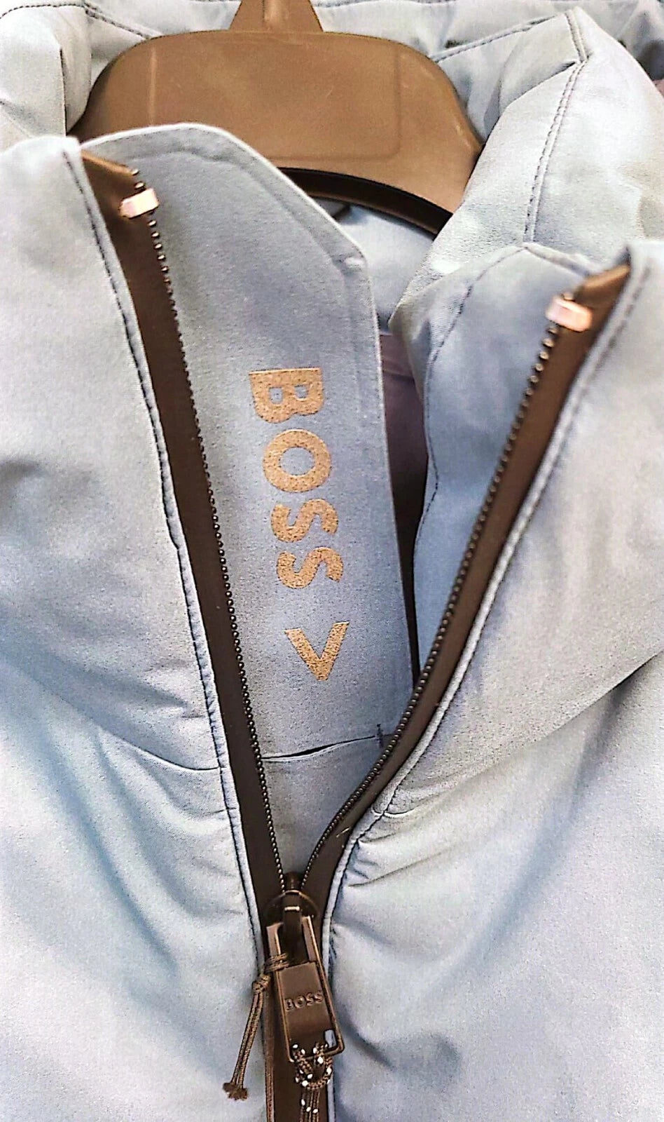 Hugo Boss Men Water-Resistant Insulated Lightweight Hooded Jacket Size 38R - New