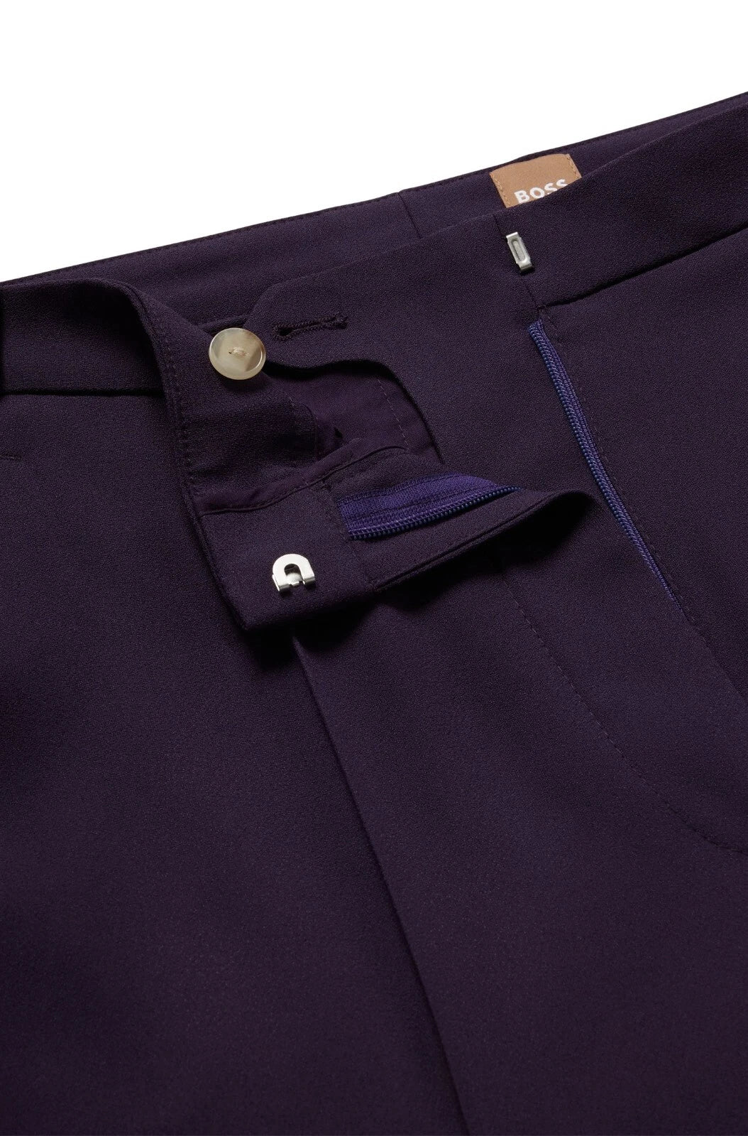 $298 - BOSS  Women Regular-Fit Dress Pants Flared Wide Legs - Size 4 - New w Tag