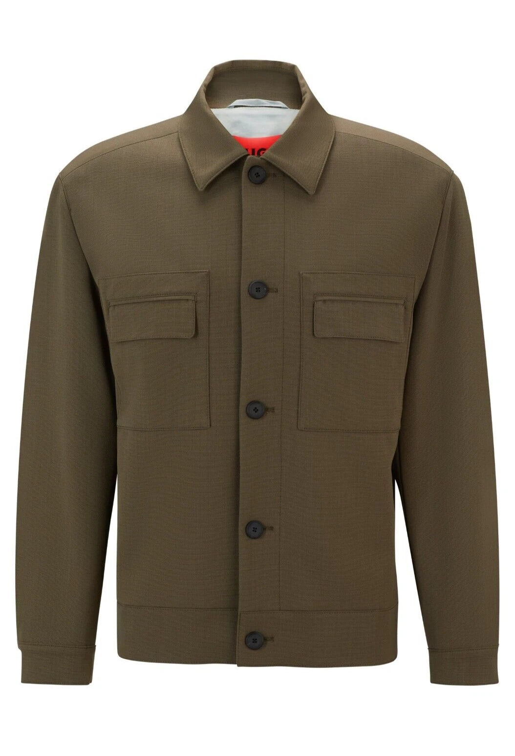 HUGO BOSS Wool Blend Jacket Performance Stretch Fabric Modern Fit - Size 38R