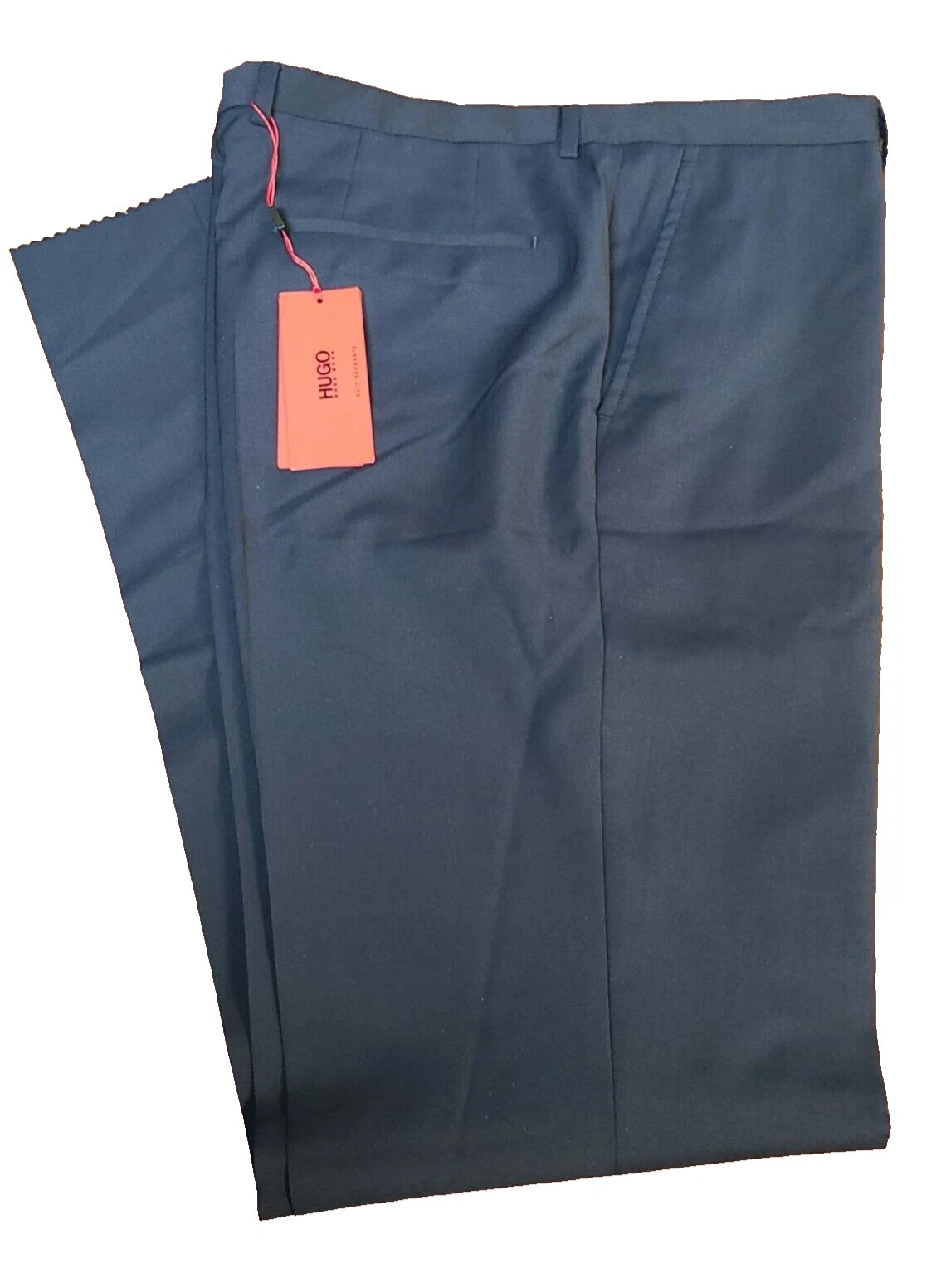 HUGO BOSS HartleyS Dress Pants in Virgin Wool Dark Blue Slim Fit - Size 34