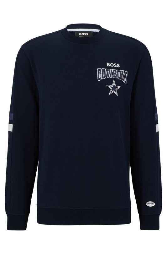 BOSS X NFL Football Dallas Cowboys Crewneck Cotton Sweatshirt Regular - Size M