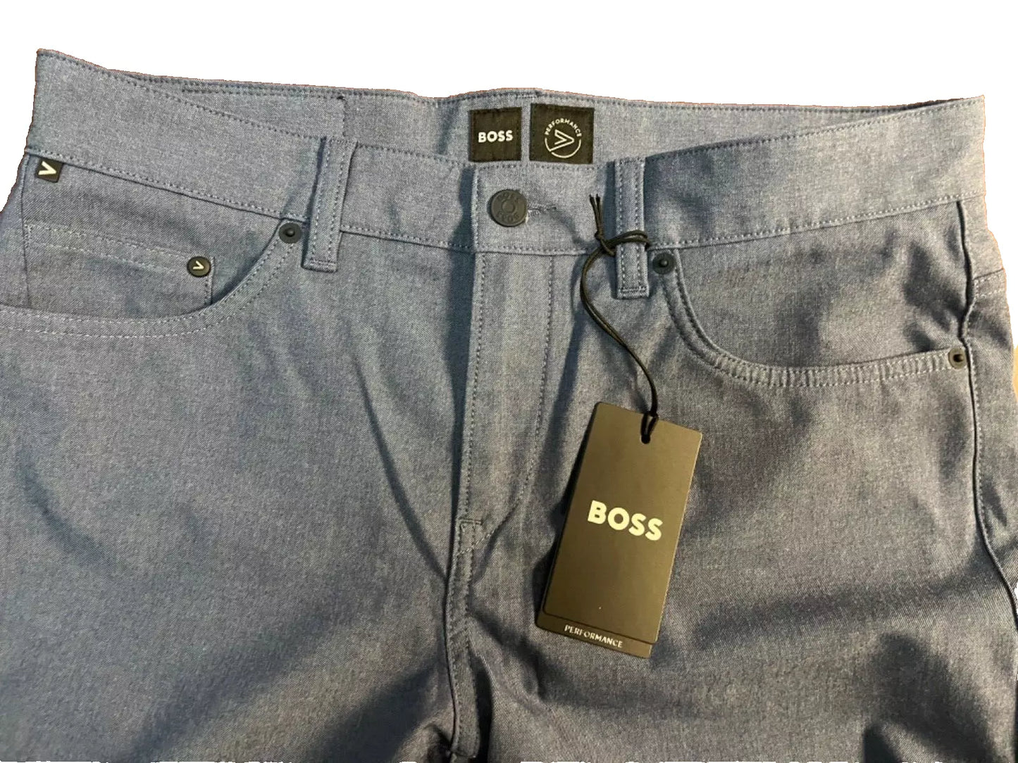 BOSS Delaware3 Performance Stretch Jeans Comfort Slim Fit Blue - Size 32 x 32