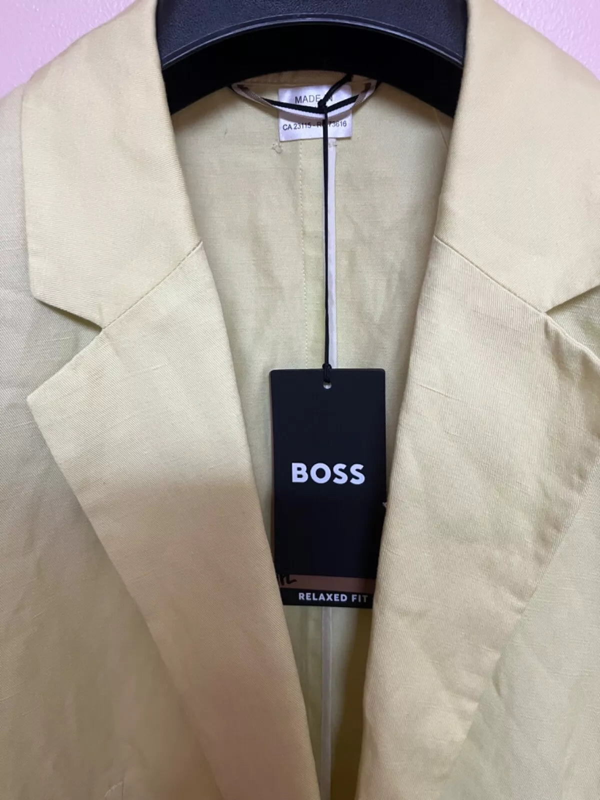 BOSS Women Relaxed Fit Jacket with Shorts in Linen Blend Blazer - Size 4/ 26