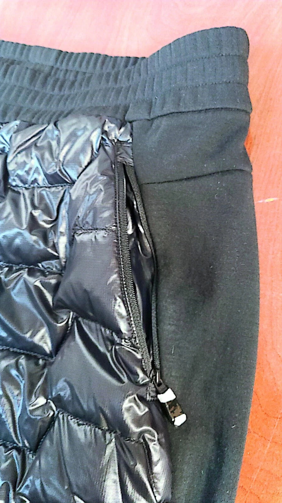 BOSS Arctic Techdown Stretch Jersey Pants Sweatpants Tapered Fit Black -Size 32R