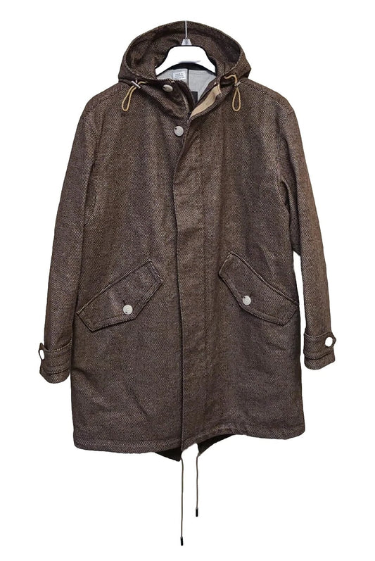 BOSS COMO 2-in-1 Luxury Hooded Coat Parka Jacket with Removable Vest - Size 38R