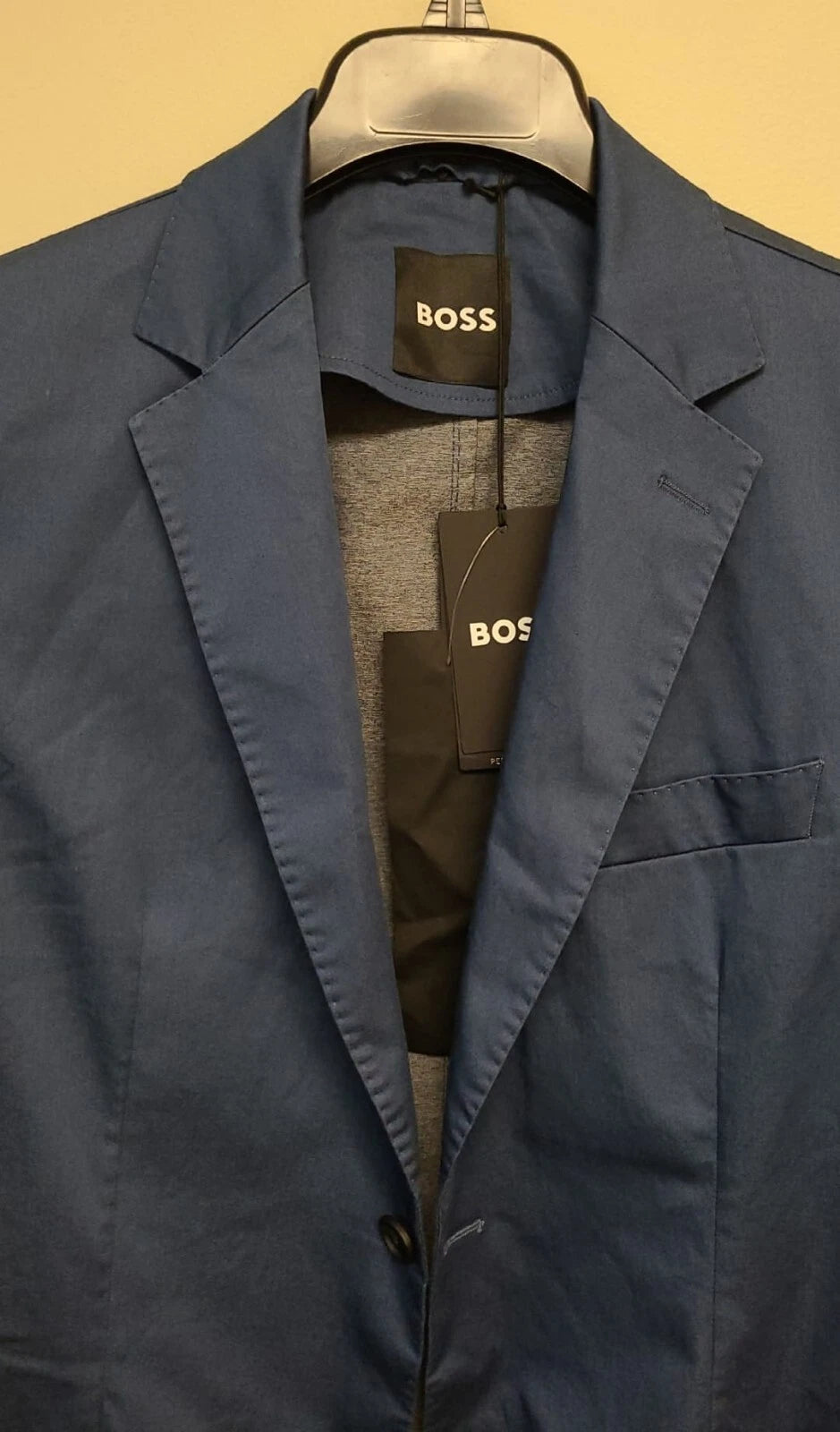 $495 - BOSS Hanry Slim Fit Jacket Performance Stretch Fabric - Size 38R