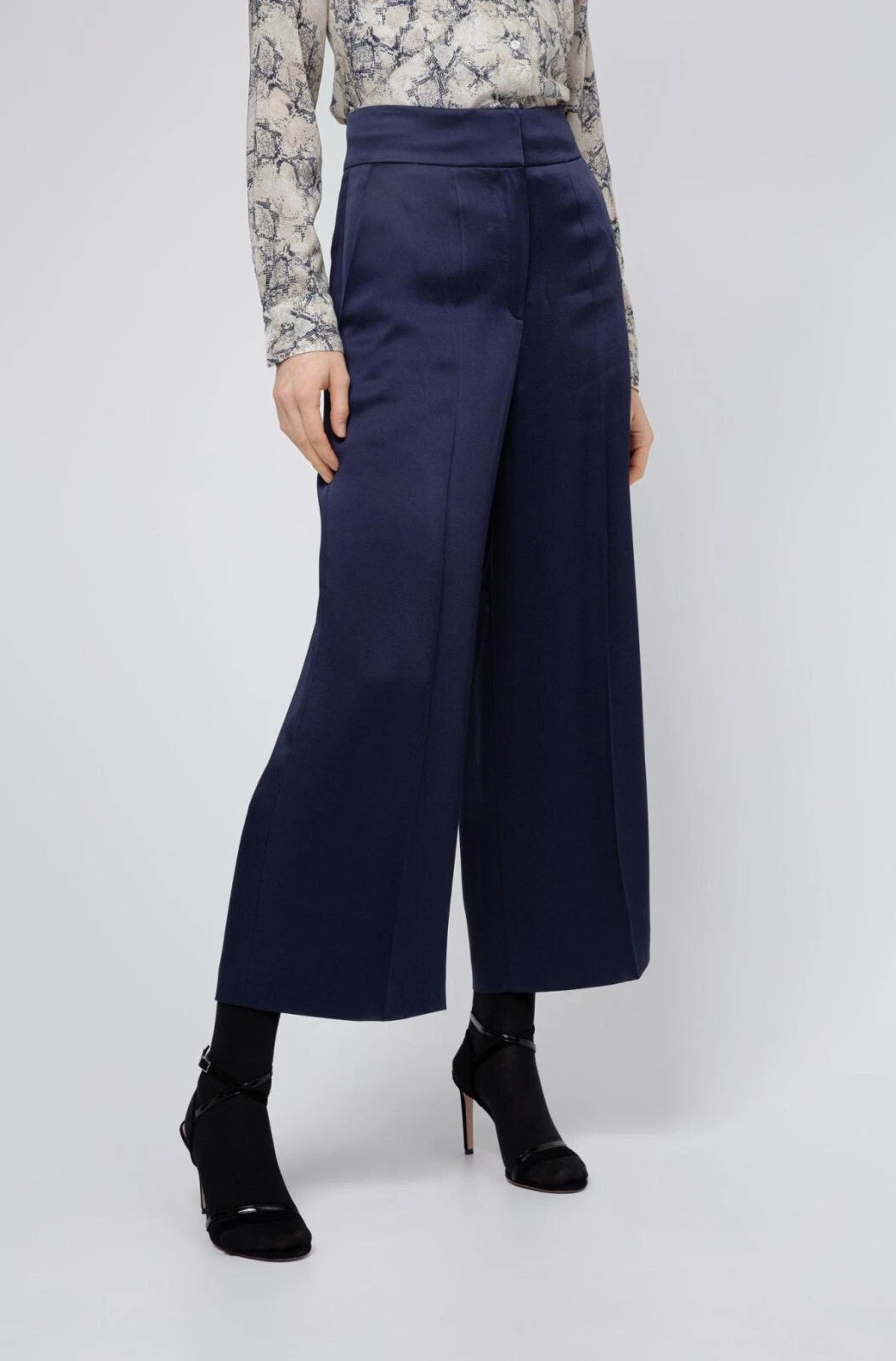 HUGO BOSS  Women Regular-Fit Cropped Wide Leg Pants- Size 26 - New with Tag