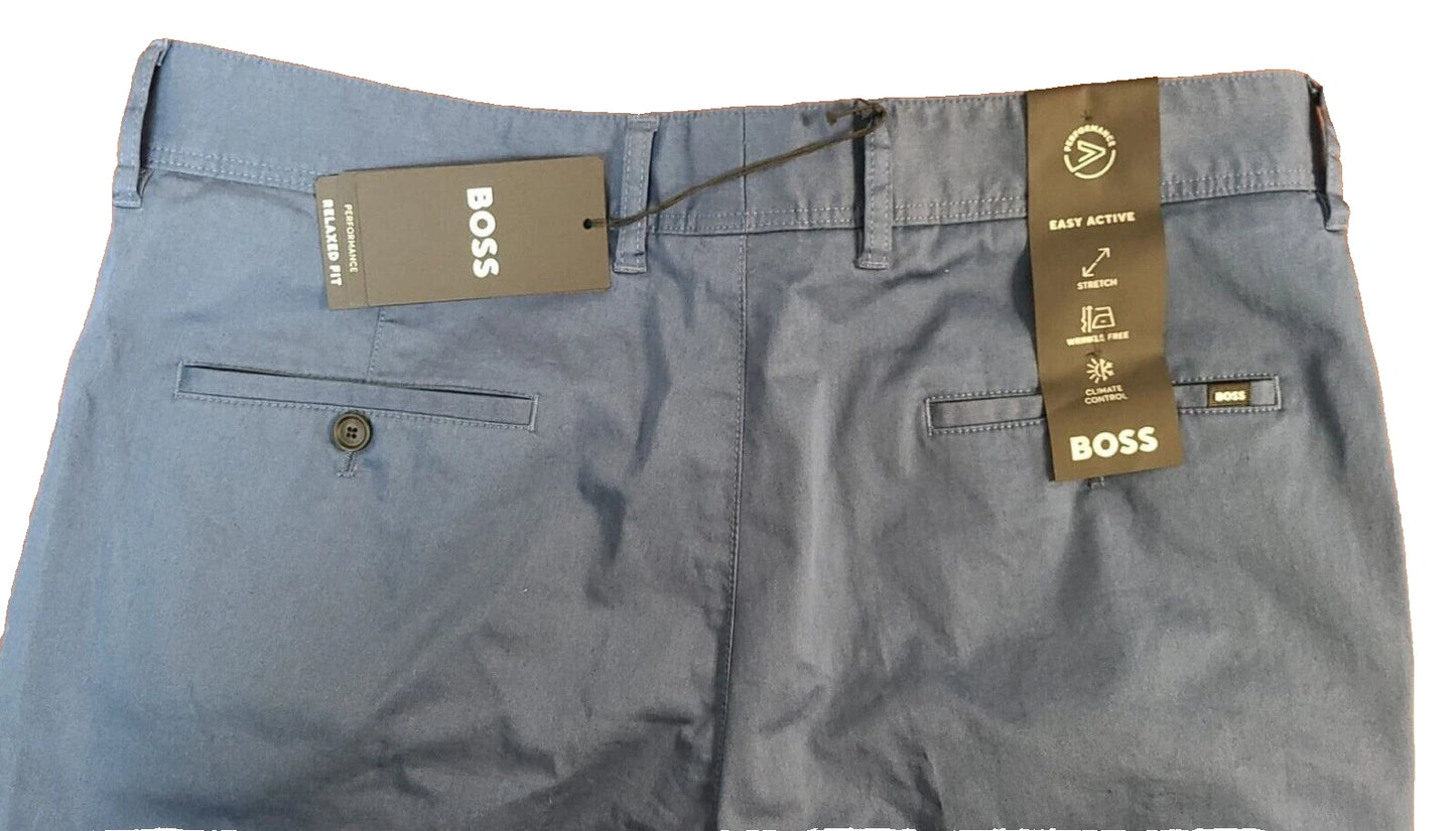 BOSS Performance Pants Easy Active Stretch Wrinkle Free Relaxed Fit - Size 38R