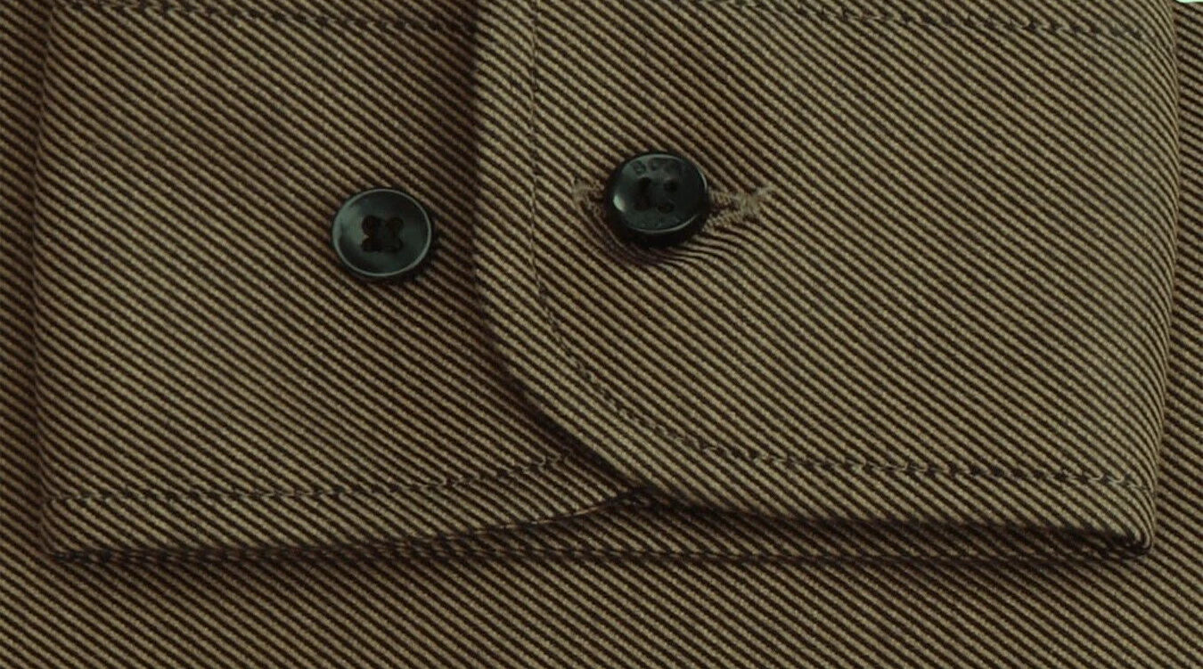 BOSS Slim Fit Dress Shirt Easy Iron Stretch Cotton Twill Brown - Size 15.7 / 40